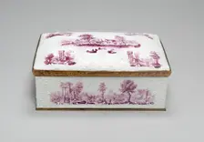 Casket, Battersea, 1750/99. Creator: Unknown