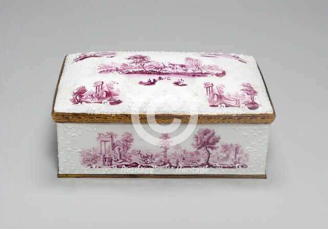 Casket, Battersea, 1750/99. Creator: Unknown.