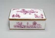 Casket, Battersea, 1750/99. Creator: Unknown