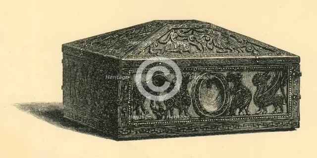 Casket, c1180-1200, (1881). Creator: William Catley.