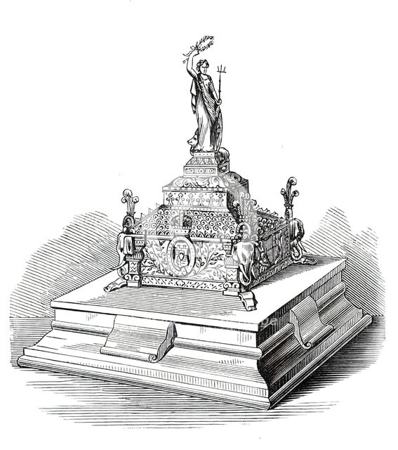 Casket for the Address presented by the Corporation of London to the Prince of Wales, 1876. Creator: Unknown.