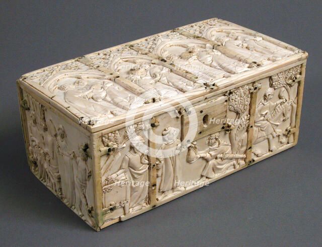 Casket, French, 14th century. Creator: Unknown.