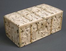 Casket, French, 14th century. Creator: Unknown