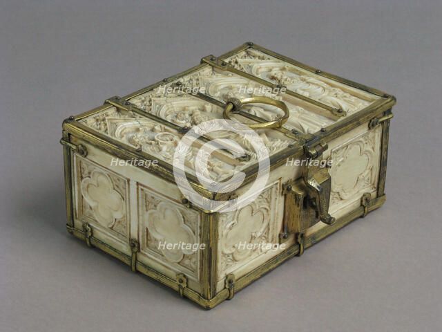 Casket, French, 14th century. Creator: Unknown.
