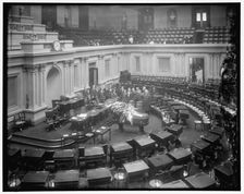Casket in Capitol, 1914. Creator: Harris & Ewing