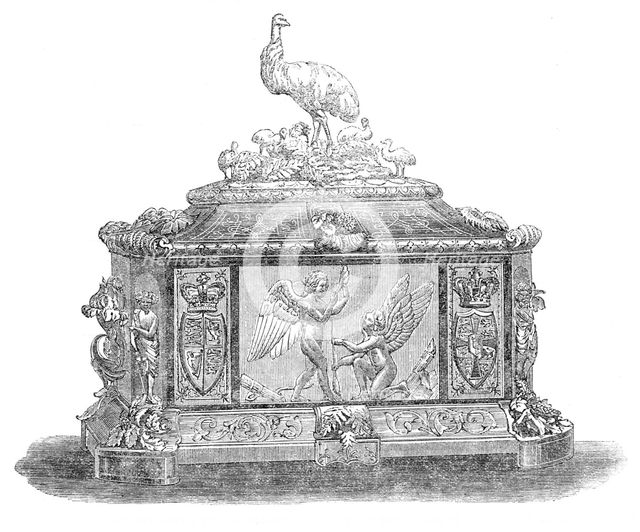 Casket presented to the Princess of Wales by the ladies of New South Wales, 1864. Creator: Unknown.