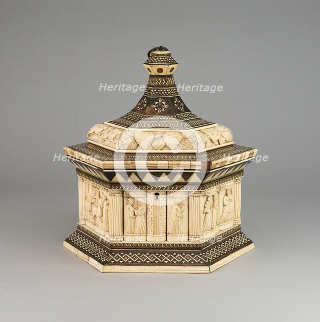 Casket, Venice, c. 1390-c. 1410. Creator: Embriachi Workshop.