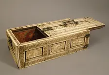 Casket with Erotes and Animals, Italian or Byzantine, 12th century. Creator: Unknown