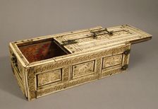 Casket with Erotes and Animals, Italian or Byzantine, 12th century. Creator: Unknown