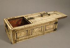 Casket with Erotes and Animals, Italian or Byzantine, 12th century. Creator: Unknown