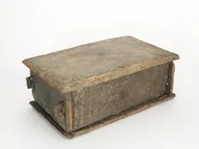 Casket with Four Guardian Animals on the inner walls..., Goryeo period, 1197. Creator: Unknown