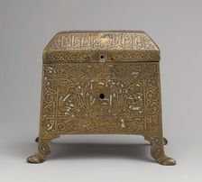 Casket with Figural Imagery, Iran, mid-13th century. Creator: Unknown