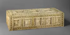 Casket with Warriors and Mythological Figures, Byzantine, 10th-11th century. Creator: Unknown