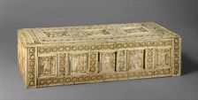 Casket with Warriors and Mythological Figures, Byzantine, 10th-11th century. Creator: Unknown