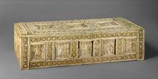 Casket with Warriors and Mythological Figures, Byzantine, 10th-11th century. Creator: Unknown