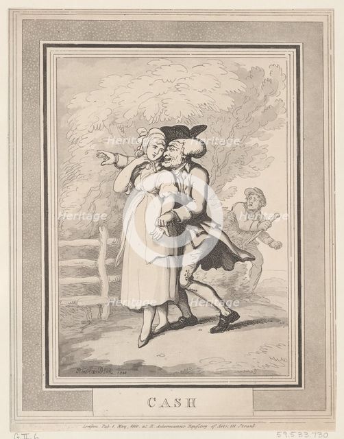 Cash, May 1, 1800., May 1, 1800. Creator: Thomas Rowlandson.