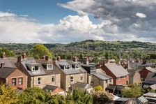 Cashes Green Road, Cainscross, Stroud, Gloucestershire, 2020. Creator: Steven Baker