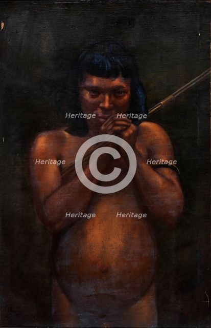 Cashivo Indian, ca. 1890-1892. Creator: Unknown.