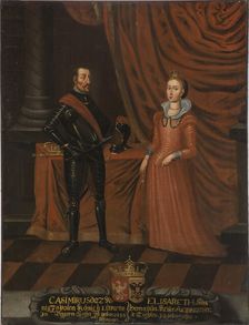 Casimir IV (1427-1492), King of Poland, and his consort Elizabeth (1437-1505), c15th century. Creator: Anon