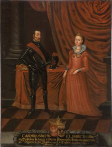 Casimir IV (1427-1492), King of Poland, and his consort Elizabeth (1437-1505), c15th century. Creator: Anon