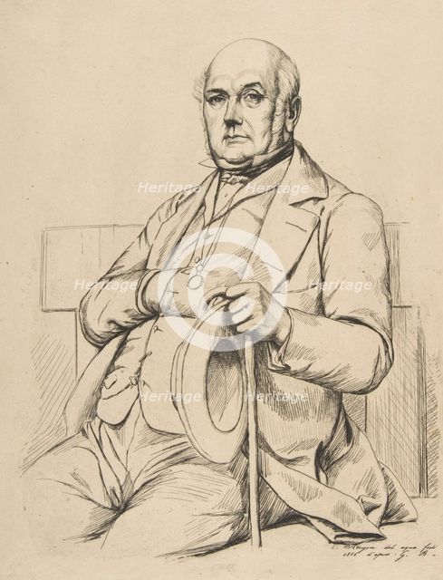 Casimir le Conte, after Boulanger, 1856. Creator: Charles Meryon.