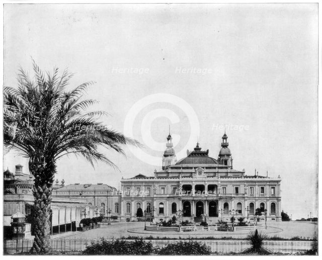 Casino, Monte Carlo, late 19th century.Artist: John L Stoddard