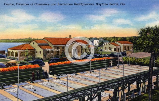 Casino, Chamber of Commerce and Recreation Headquarters, Daytona Beach, Florida, USA, 1940. Artist: Unknown