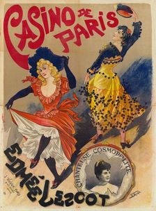 Casino de Paris. Edmée Lescot, ca 1895-1900. Creator: Feure, Georges de