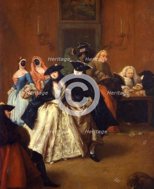 Casino (Il ridotto) in Venice, ca 1757.