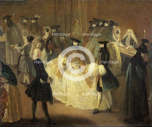 Casino (Il ridotto), Second Half of the 18th cen.. Artist: Longhi, Pietro, (Circle of)  