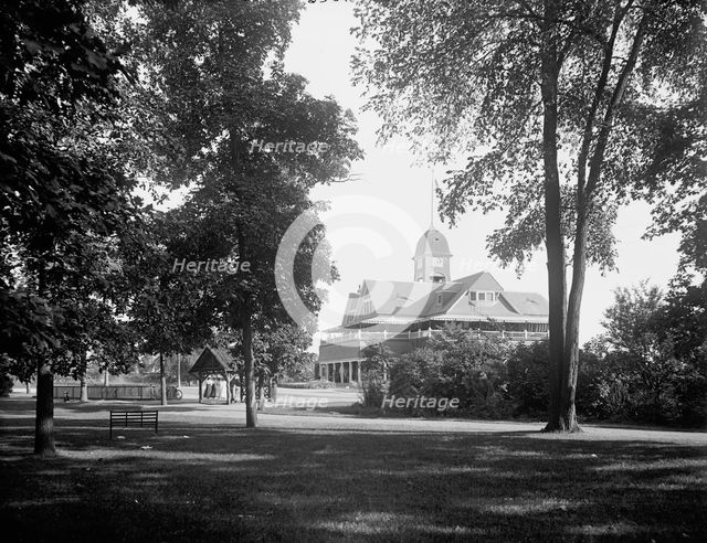 Casino (park side), Belle Isle, Detroit, between 1884 and 1899. Creator: Unknown.