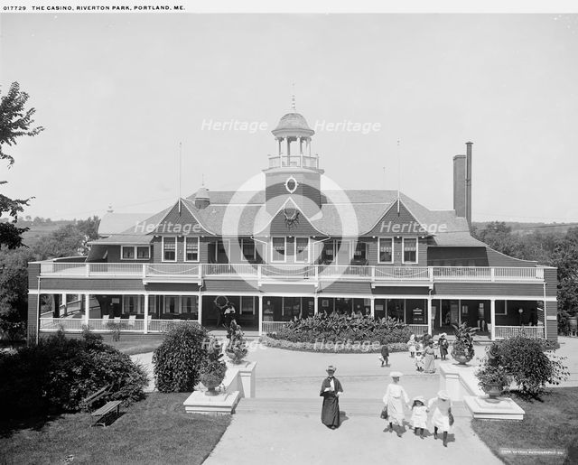 Casino, Riverton Park, Portland, Me., between 1900 and 1906. Creator: Unknown.