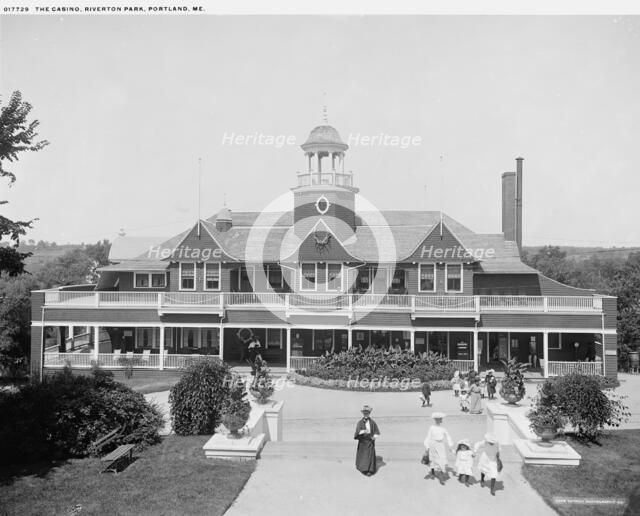 Casino, Riverton Park, Portland, Me., between 1900 and 1906. Creator: Unknown.