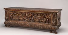 Cassone with Garlands and Cupids, c. 1540/1560. Creator: Unknown