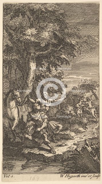 Cassandra, Frontispiece, Vol. 1, 1725. Creator: William Hogarth.