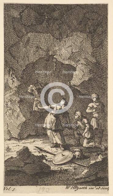 Cassandra, Frontispiece, Vol. 5, 1725. Creator: William Hogarth.