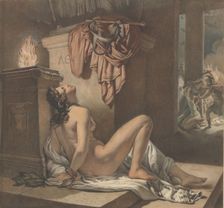 Cassandra Imploring Athena for Revenge Against Ajax, 1795-1838. Creator: Jérome Martin Langlois the Younger
