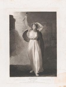 Cassandra Raving (Shakespeare, Troilus and Cressida, Act 2,..., first published 1795; reissued 1852. Creator: Francis Legat