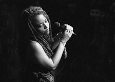 Cassandra Wilson, Jazz Café, Camden Town, London, April 1994. Creator: Brian O'Connor