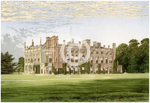 Cassiobury Park, Hertfordshire, home of the Earl of Essex, c1880. Artist: Unknown