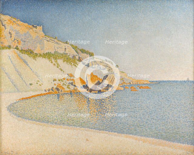 Cassis, Cap Lombard, Opus 196, 1889. Artist: Signac, Paul (1863-1935)