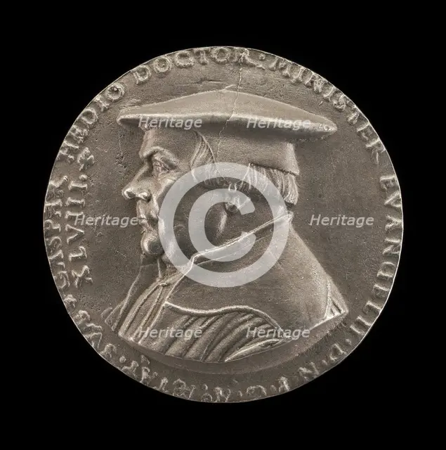 Caspar Hedio, 1494-1552, Preacher and Minister. Creator: Friedrich Hagenauer.