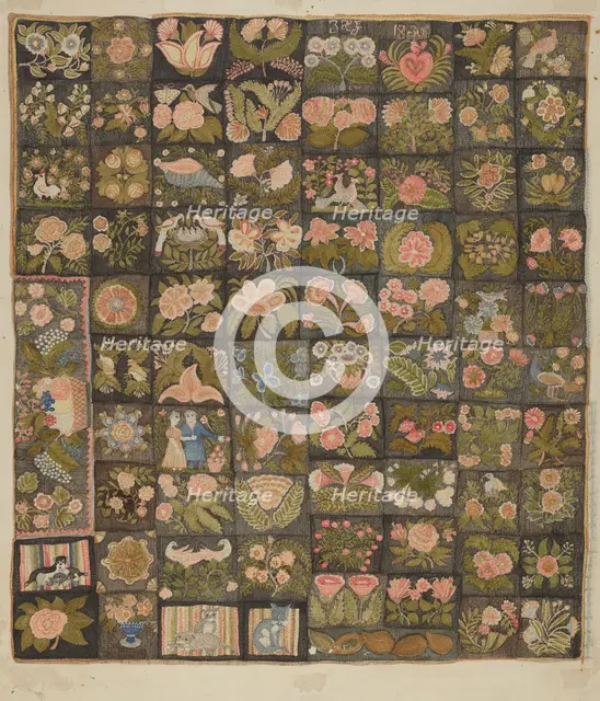 Caswell Carpet, c. 1936. Creator: Dorothy Lacey.
