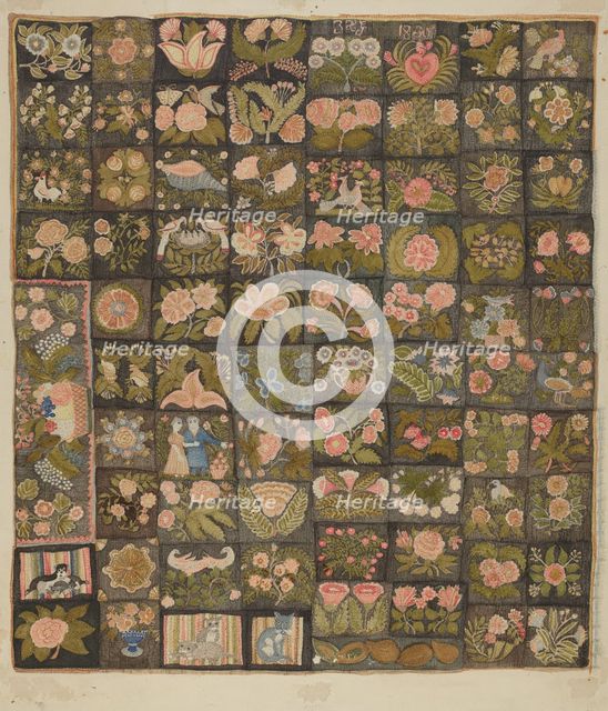 Caswell Carpet, c. 1936. Creator: Dorothy Lacey.