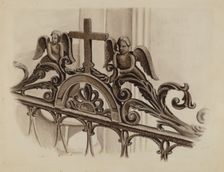 Cast Iron Ornament, c. 1936. Creator: Al Curry