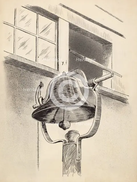 Cast Iron Bell, c. 1936. Creator: Arelia Arbo.