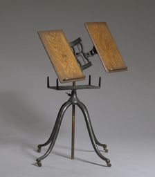 Cast iron dictionary stand used by Rev. Florence Spearing Randolph, ca. 1915. Creator: Unknown