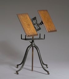 Cast iron dictionary stand used by Rev. Florence Spearing Randolph, ca. 1915. Creator: Unknown