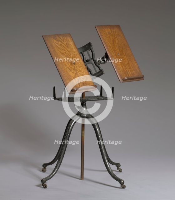 Cast iron dictionary stand used by Rev. Florence Spearing Randolph, ca. 1915. Creator: Unknown.
