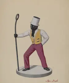 Cast Iron Dobbie, c. 1936. Creator: Rex F Bush
